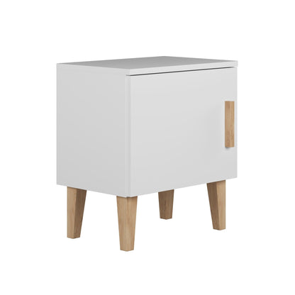 Bedside Table Kubi - White - Kindeco