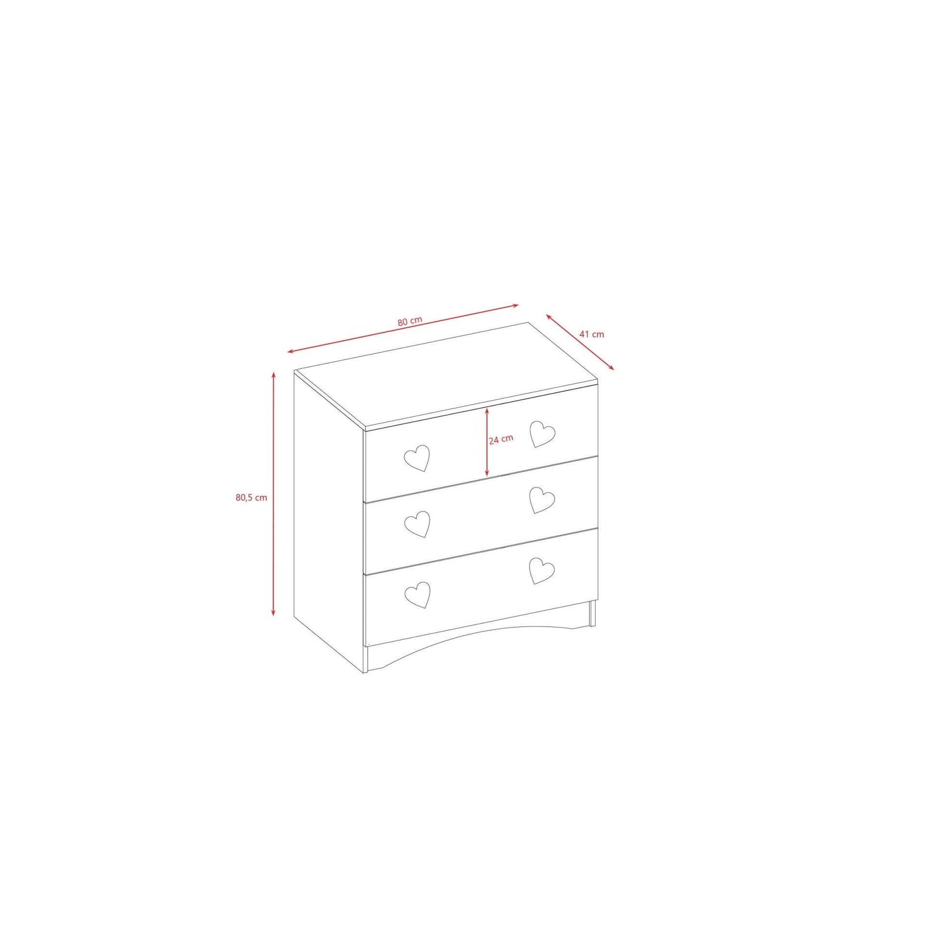 Chest - of - Drawers Julia - Kindeco