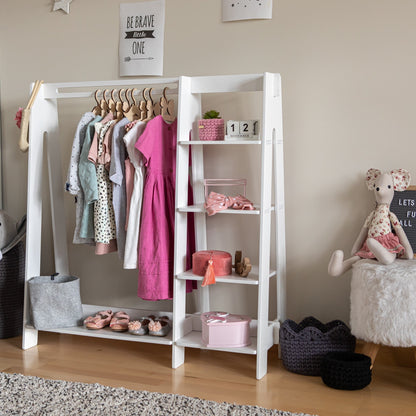 Clothing Rack with Shelves for Toddlers - Kindeco