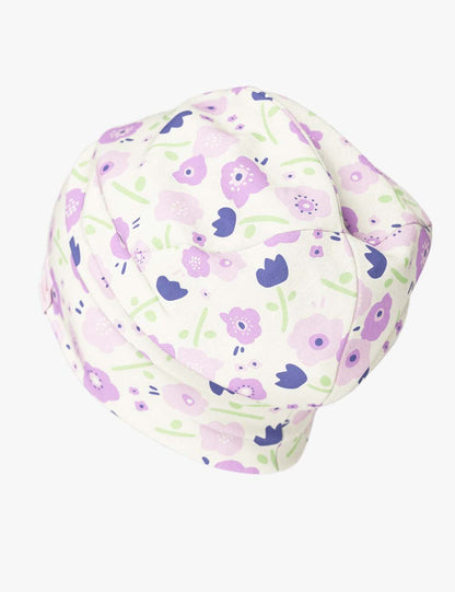 Cotton Beanie Hat DARGO - Summer Flowers - Kindeco