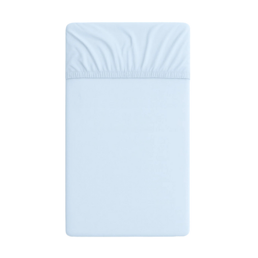 Cotton Fitted Sheet 120x60cm – Blue - Kindeco