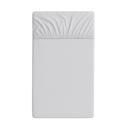 Cotton Fitted Sheet 120x60cm – Grey - Kindeco