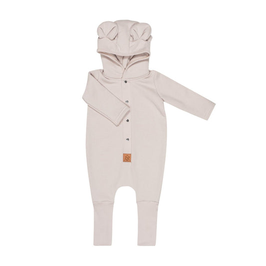 Eared Jumpsuit for Babies and Kids - Sand - Kindeco