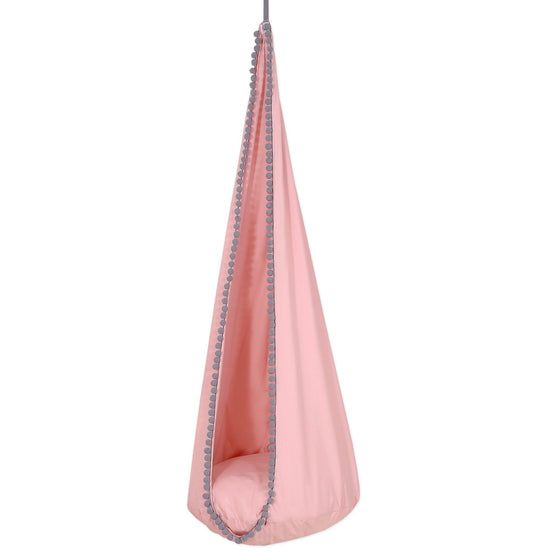 Hanging Cocoon Swing Chair - Pastel Pink - Kindeco