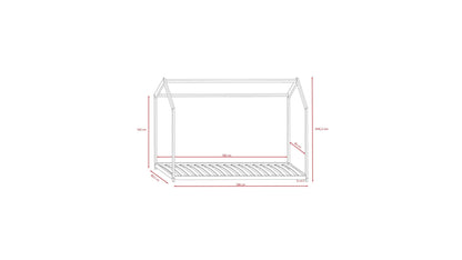 House Bed Bella - White - Kindeco