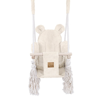 Indoor Baby Swing, Teddy - Ecru - Kindeco