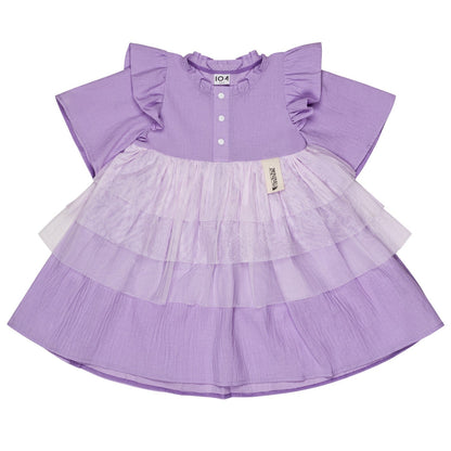 Kids Dress Sisi – Lilac - Kindeco