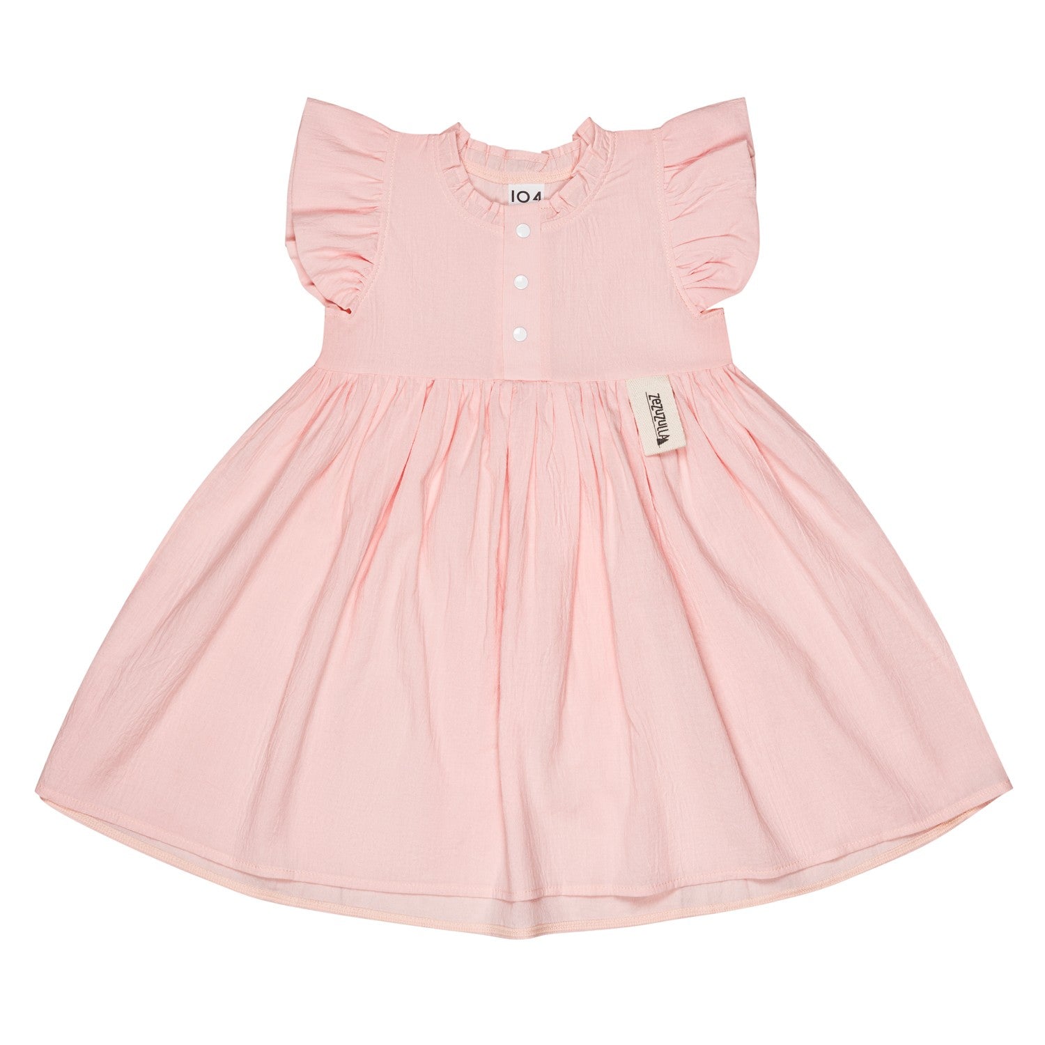 Kids Dress Sisi – Peach - Kindeco