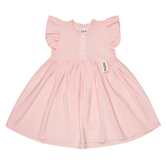 Kids Dress Sisi – Peach - Kindeco