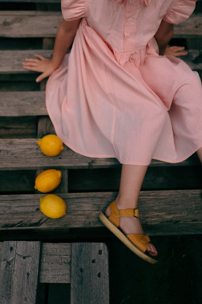 Kids Dress Sisi – Peach - Kindeco