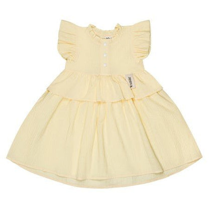 Kids Dress Sisi – Yellow - Kindeco