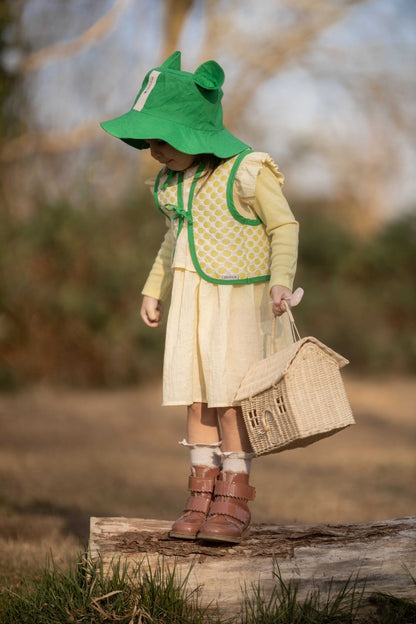 Kids Dress Sisi – Yellow - Kindeco