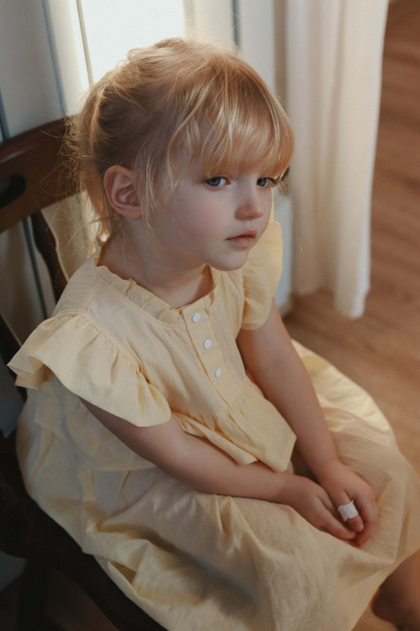 Kids Dress Sisi – Yellow - Kindeco
