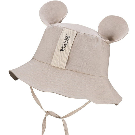 Kids Hat with Ears - Beige - Kindeco