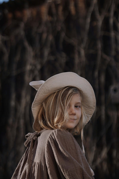 Kids Hat with Ears - Beige - Kindeco