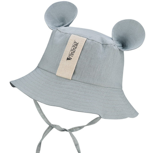 Kids Hat with Ears - Grey - Kindeco