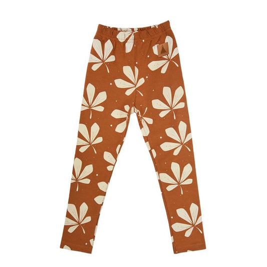 Kids Leggings - Chestnut - Kindeco