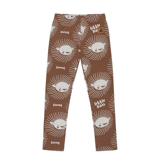 Kids Leggings - Cinnamon Lions - Kindeco