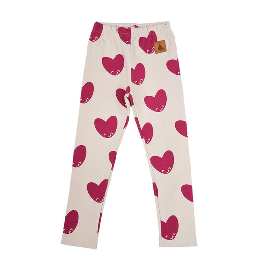 Kids Leggings - Hearts - Kindeco