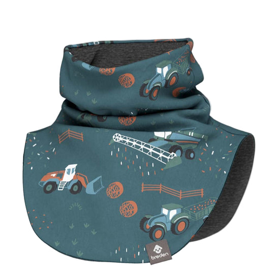 Kids Merino Neck Warmer MIKEL - Tractors