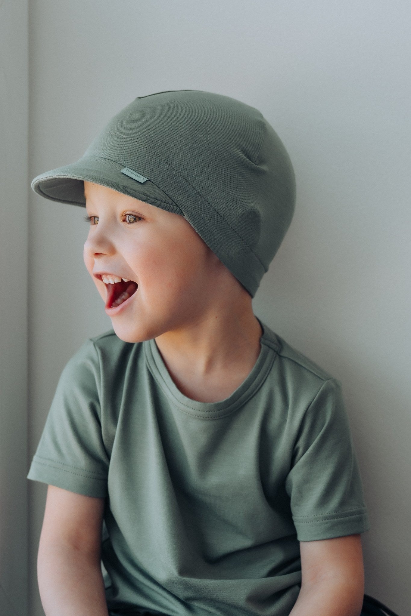 Kids Peaked Bamboo Viscose Summer Hat PHIL - Kindeco
