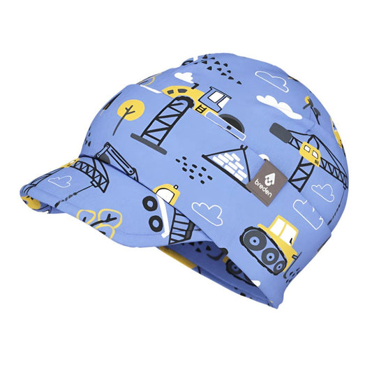 Kids Peaked Cap BO - Construction - Kindeco
