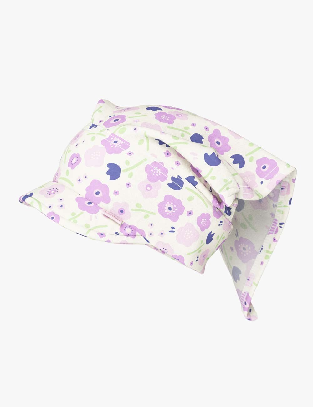 Kids Peaked Summer Hat PIA - Summer Flowers - Kindeco