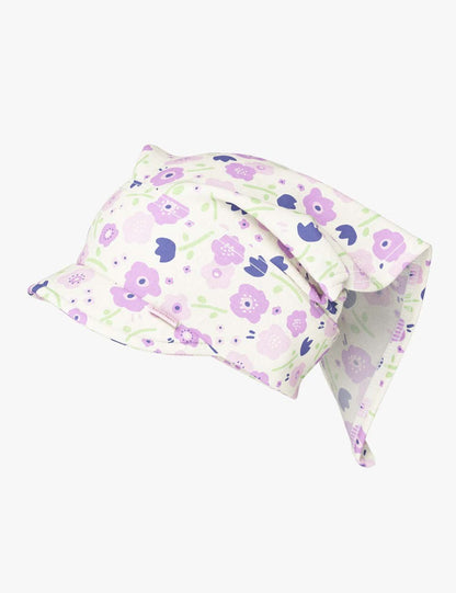 Kids Peaked Summer Hat PIA - Summer Flowers - Kindeco