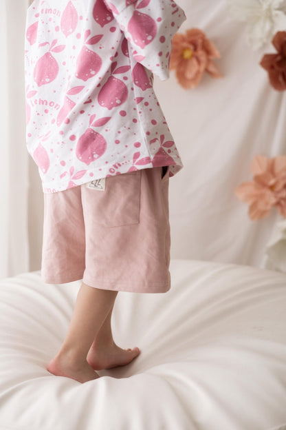 Kids Shorts - Pink - Kindeco