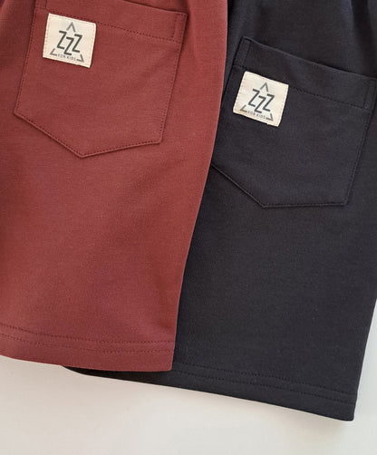 Kids Shorts - Rust - Kindeco