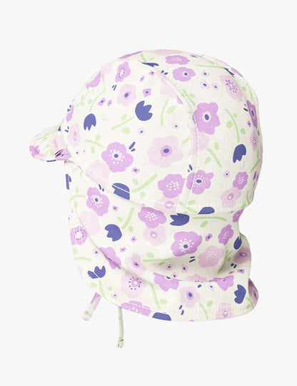 Kids Sun Hat With Ear Flaps SVENU - Summer Flowers - Kindeco