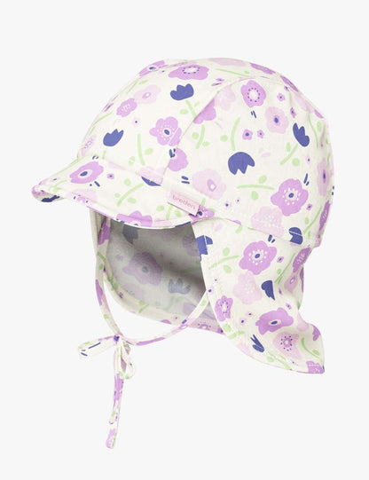 Kids Sun Hat With Ear Flaps SVENU - Summer Flowers - Kindeco