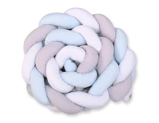 Knot Bumper XXL - White - Gray - Blue - Kindeco
