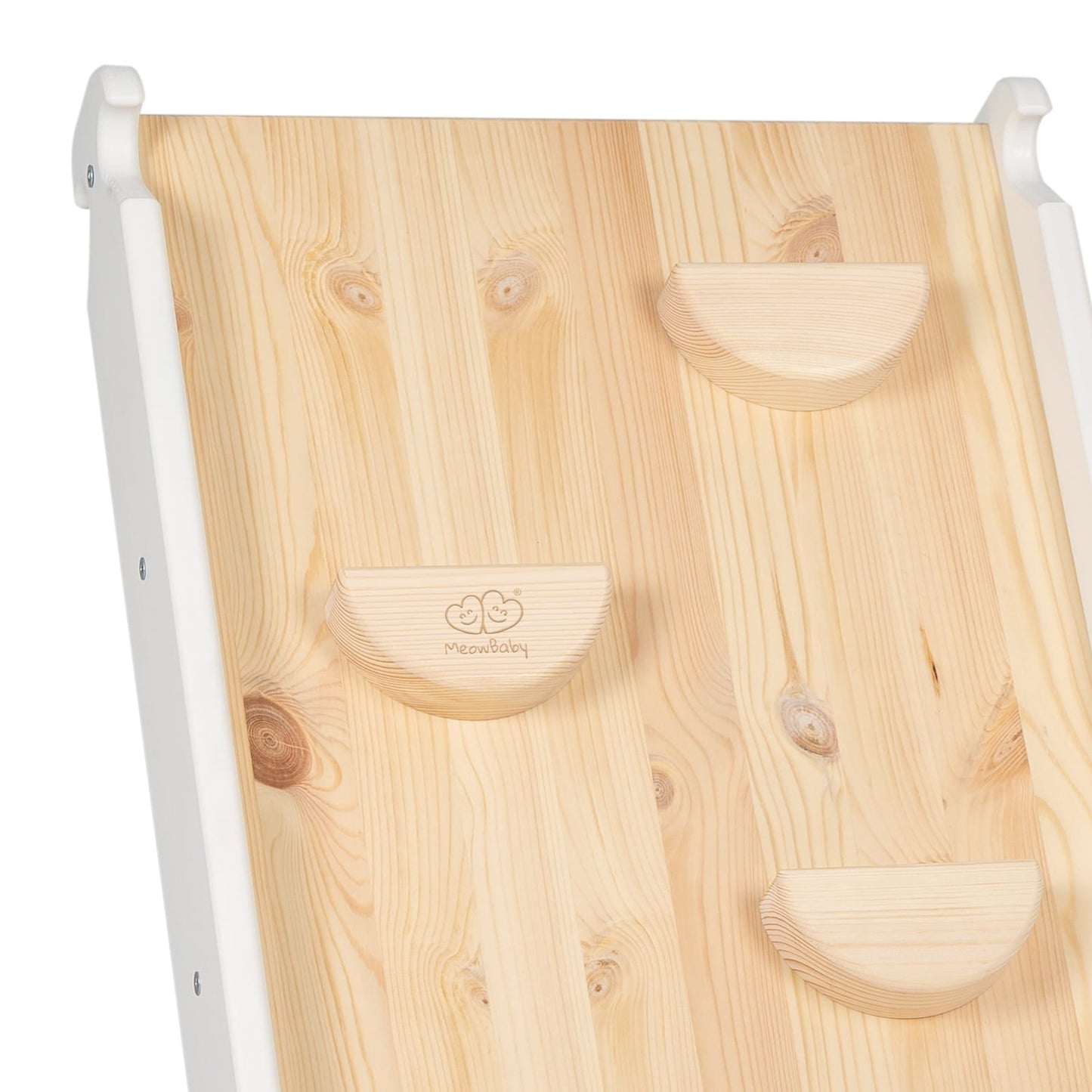 Ladder With a Slide - Climbing Wall - White - Kindeco