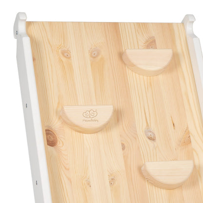 Ladder With a Slide - Climbing Wall - White - Kindeco