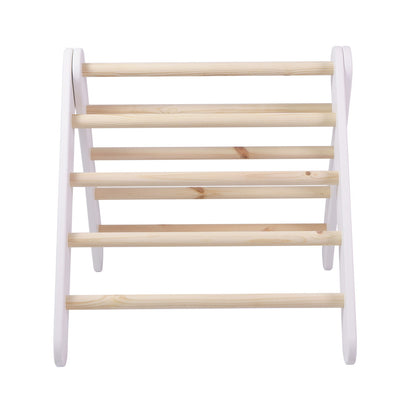 Ladder With a Slide - Climbing Wall - White - Kindeco