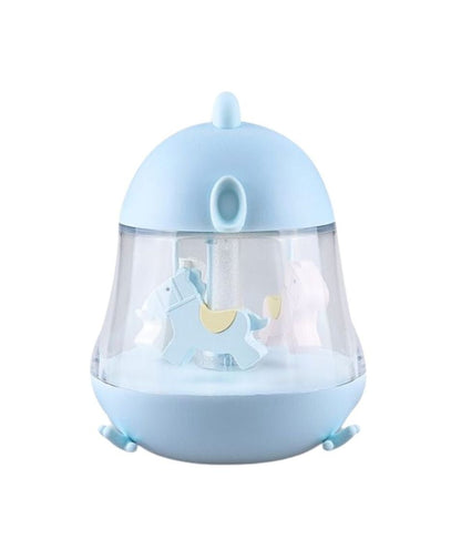 Lamp with Carousel and Music - Blue - Kindeco