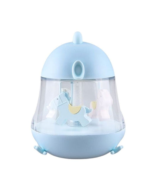 Lamp with Carousel and Music - Blue - Kindeco
