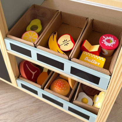 Large Wooden Food Truck Stand - 73 pcs - Kindeco
