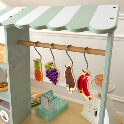 Large Wooden Food Truck Stand - 73 pcs - Kindeco