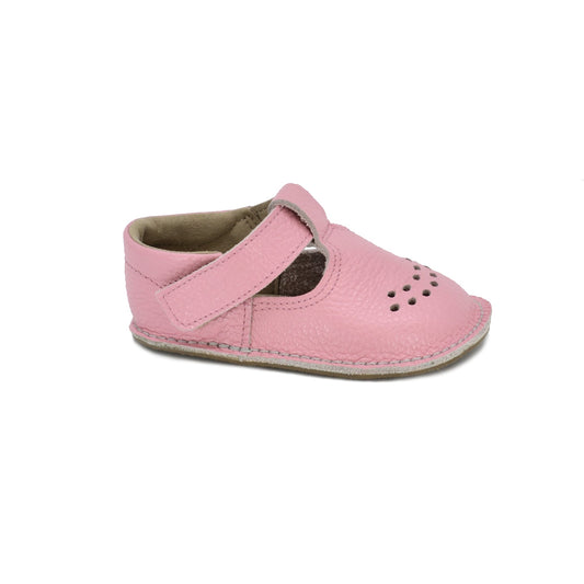 Leather Kids' Shoes Lusti - Pink - Kindeco