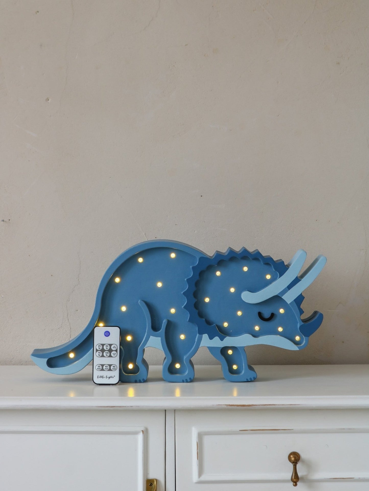 Little Lights Dino Triceratops Lamp - Kindeco