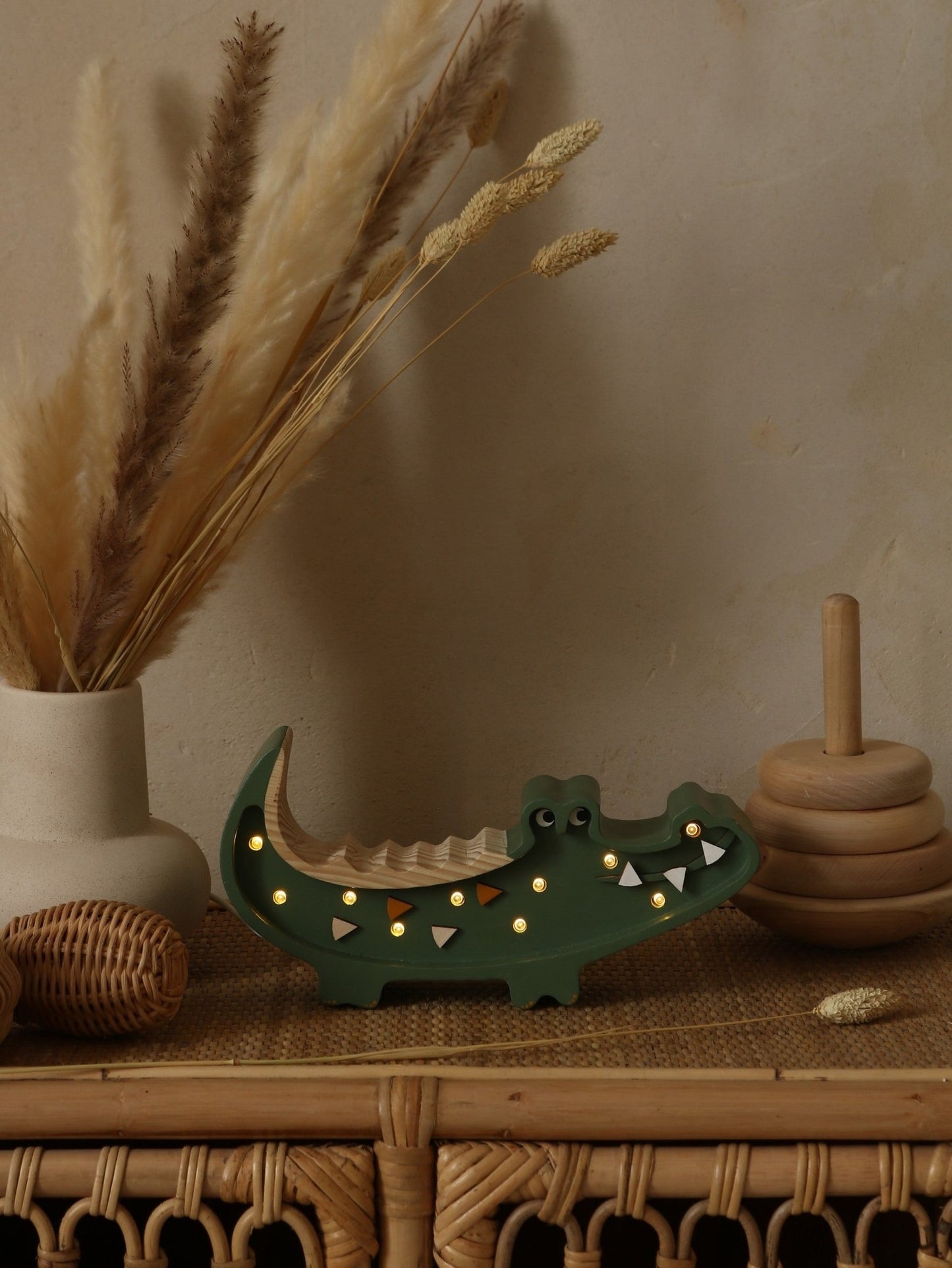 Little Lights Mini Crocodile Lamp - Kindeco