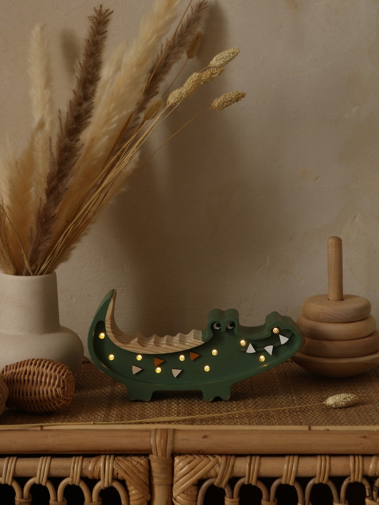 Little Lights Mini Crocodile Lamp - Kindeco