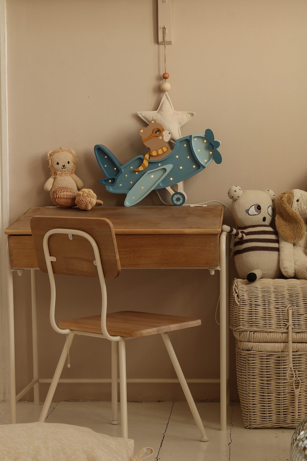 Little Lights Vintage Aircraft Lamp - Kindeco