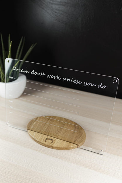 LUULA Acrylic Board - School Planner - Kindeco