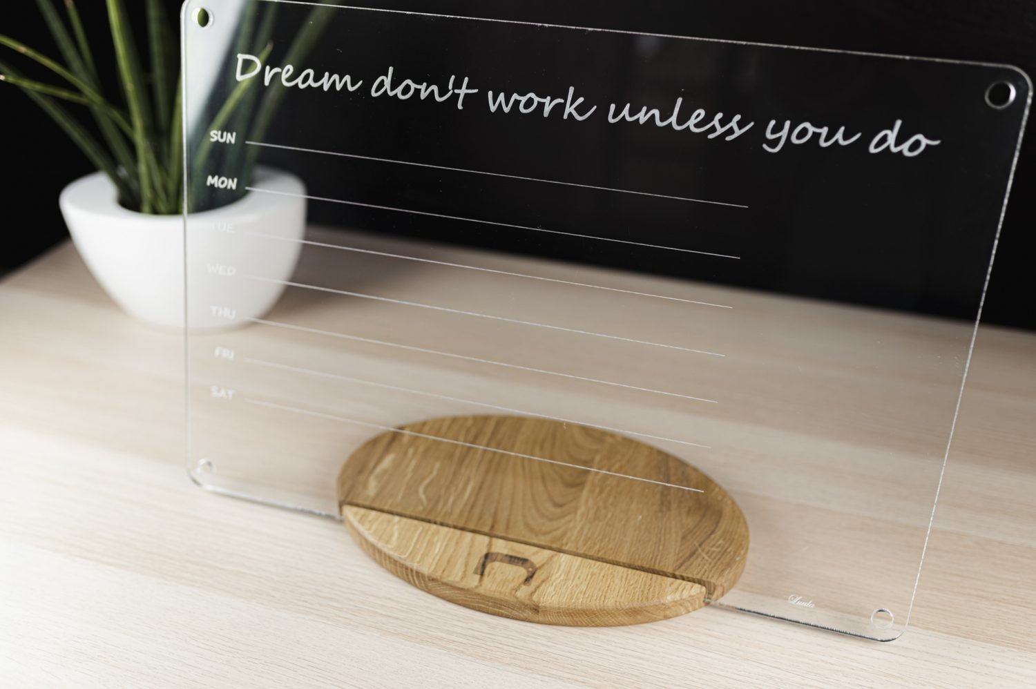 LUULA Acrylic Board - School Planner - Kindeco