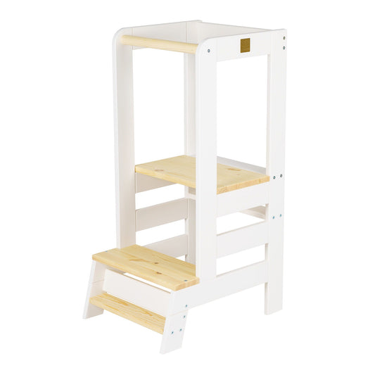MeowBaby Wooden Kitchen Helper for Children - Kindeco