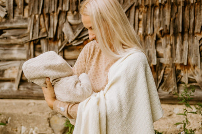 Merino Wool Baby Blanket - HAPPINESS Collection - Kindeco