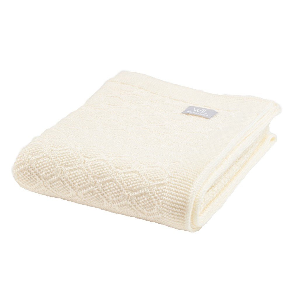Merino Wool Baby Blanket - HAPPINESS Collection - Kindeco